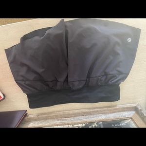 Black Lulu lemon skirt